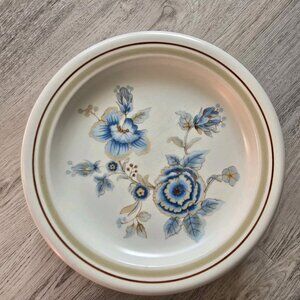 Vintage Discontinued 1970's MIKASA 8.5" Stone Pearls Peonies Plate Set Of 4